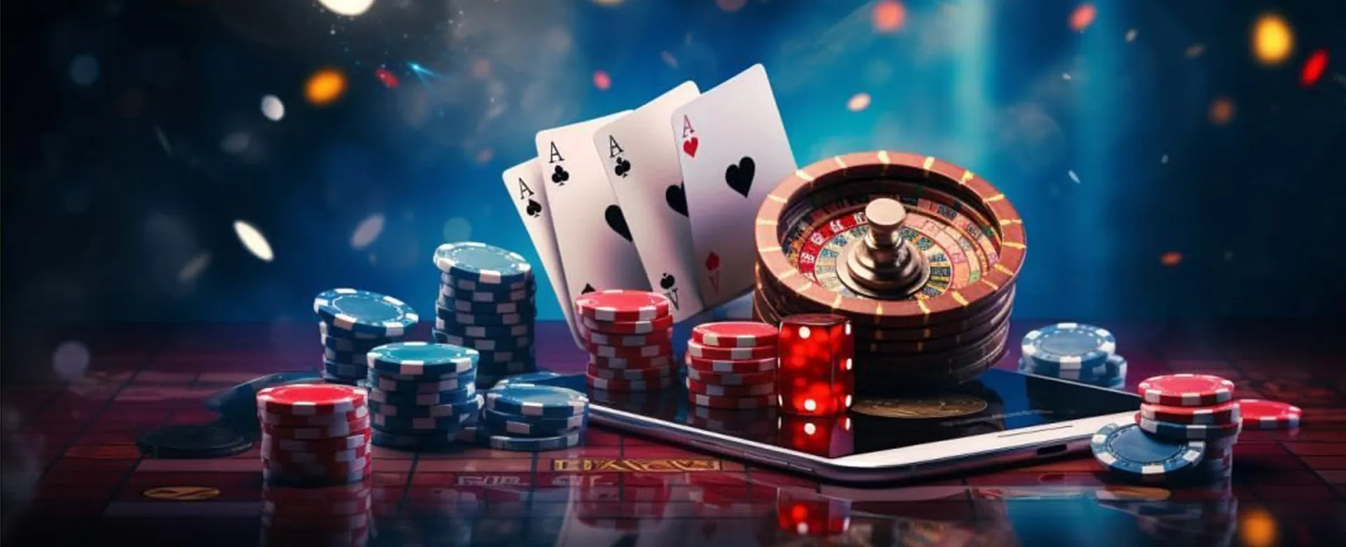 Player enjoying online poker on spinplus